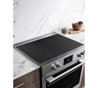 DOOCECIY Induction Hob Protector Mat, Multifunctional Anti Scrath Silicone Induction Hob Cover for Electric Ceramic Hob (61 x 52 Cm)