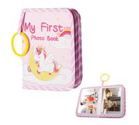 DOOCECIY My First Photo Album for Baby, Unicorn Baby Photo Album Book for Toddlers Babies