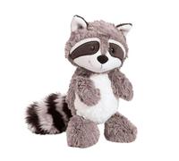 DOOCECIY Raccoon Plush, Racoon Teddy, Raccoon Stuffed Animal for Boys Girls Birthday Gifts, 25cm