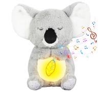 DOOCECIY Relief Koala Breathing for Adults, Sleepy Koala, Breathing Teddy for Baby with Music Lights & Rhythmic Motion