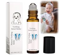 DOOCECIY Teething Roller, Natural Teething Oil for Discomfort Relief Baby