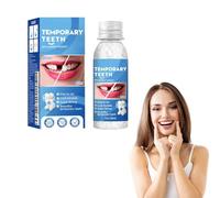 DOOCECIY Temporary Tooth, Missing Teeth Replacement Kit, Moldable False Teeth Gap Filler Broken Repair(30ml)