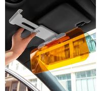 DOOCECIY Universal Car Sun Visor with Polarized Glare Protection, 2 in 1 Car Sun Visor Extension, Anti Glare Driving Visor