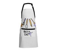 Doodle Apron - White