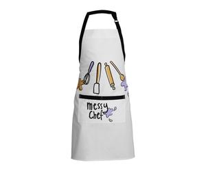 Doodle Apron - White
