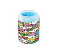 Doodle Art Dog Colorful Reusable Dog Foot Washer Silicone Brush Soft Pets Feet Cleaning Kit Gently Cleans Paws After Walks