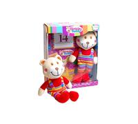 Doodle Birthday Buddy (Girl & Boy) 'Count Down Birthday Bear Toy' in Red | Size: Medium Doodle Red Medium