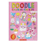 Doodle Coloring For Kids - Pink Edition