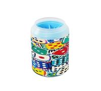 Doodle Dice Colorful Reusable Pet Foot Paws Washer with Silicone Brush Soft Pets Cleaning Kit for Dogs Cats