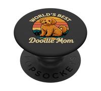 Doodle Dog-breed Labradoodle Goldendoodle Doodle-Mom Dogs PopSockets Adhesive PopGrip