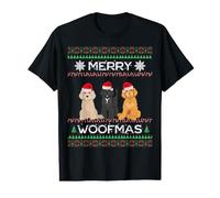 Doodle Dog Christmas Value Graphic T-Shirt