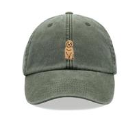 Doodle Dog Golden Baseball Cap Vintage Washed Unisex Dad Hat Adjustable Labradoodle Goldendoodle