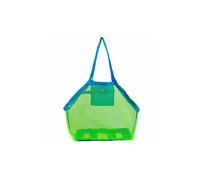 Doodle Extra Large Mesh Multi Storage Beach Bag, Green & Blue Colour