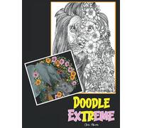 Doodle Extreme: Adult coloring book with animals.