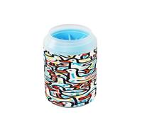 Doodle gooses Simple Line Reusable Mud Paw Clean Station Soft Silicone Brush Feet Cleaning Kit for Small Medium Dogs and Cats