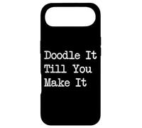 Doodle It Till You Make It Funny Doodle Apparel Case for iPhone Air