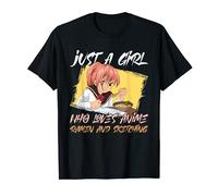 Doodle Just A Girl Who Loves Anime Ramen And Sketching Anime T-Shirt