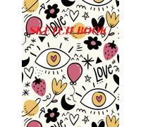 Doodle Love -A4 Sketch Book for Artists, Students & Kids Soft Cover Drawing Copy for Sketching, Colouring & Painting 120 Pages