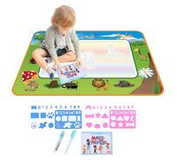 Doodle Mat,Repeated Coloring Mat - 80x60cm Dust-Free Drawing Doodling with Water Pen Tools, Educational Toys Birthday Christmas