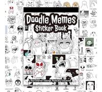 Doodle Meme Sticker Book: 460 Hand Drawn Stickers for Journaling, Planners & Mood Expression | Hilarious Internet Vibes, Gen Z Aesthetic Gift for Friends & Planner Lovers (1Pc)