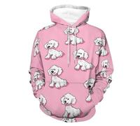 Doodle Poodle Men's Pullover Hoodie Loose Fit Soft Hooded Sweatshirt With Pockets 5XL