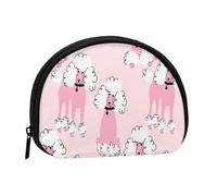 Doodle Poodle, Women's Storage Bag Shell Makeup Bag Small Coin Purse Shell Change Pouch