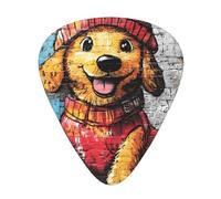 Doodle puppy Guitar picks in thin, medium, and thick sizes, 12-piece set, suitable for electric guitar and various instruments