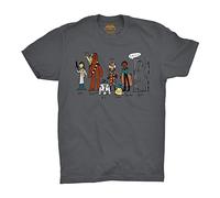 Doodle Series Empire Strikes Back Tee Mens Crew Neck Short Sleeve T-Shirt Top - XL Multi