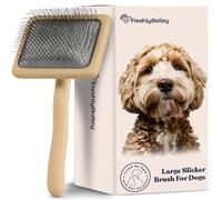 Doodle Slicker Dog Brush - Perfect For Goldendoodle & Poodle Hair Maintenance - Medium to Long Hair Breeds - Detangle, Brush, & Fluff Like a Pro - Goldendoodle Must Haves by Freshly Bailey