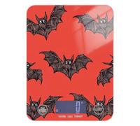 Doodle Style Vampire Bat Red Dieting small scale for food 11lb/0.18oz, 5kg/5g scale for grams with 4 unit for Meal Prep roasting Espresso (Batteries not Included)