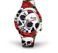 Doodle Unisex-Adults Skull Mood Blanc Watch 38mm Stainless Steel Case Water Resistant 3 ATM