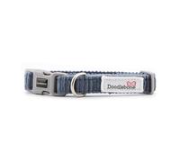 Doodlebone Dinky Dog Collar (Blue Cord, 3-6)