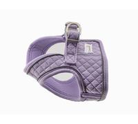 Doodlebone - Dinky Dog Snappy Harness - Step In Dog Harness for Small Dogs & Puppies, Adjustable Vest Harness, No Over Head Fit, Lightweight & Machine Washable - Size 2 41-46cm - Lilac Quilt