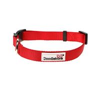 Doodlebone Dog Collar, Ruby, 3-6