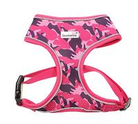 Doodlebone Originals Pattern Airmesh Dog Harness (Blushing Camo, 6-7)