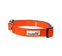 Doodlebone Padded Collar, Tangerine, 1-2