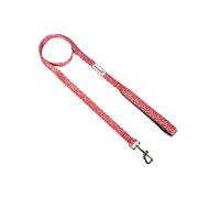 Doodlebone Padded Lead, Ruby Leopard, 25mm