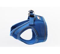 Doodlebone - Snappy Harness Dog Harness - Easy Step In Vest Style Harness, No Over Head Fit, Reflective & Machine Washable for Medium to Large Breeds - Size 6, 58-64cm - Sapphire