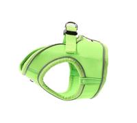 Doodlebone - Snappy Harness Dog Harness - Easy Step In Vest Style Harness, No Over Head Fit, Reflective & Machine Washable for Puppies and Small Dogs - Size 3, 46-52cm - Apple