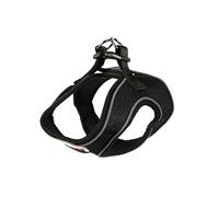 Doodlebone - Snappy Harness Dog Harness - Easy Step In Vest Style Harness, No Over Head Fit, Reflective & Machine Washable for Medium to Large Breeds - Size 6, 58-64cm - Coal