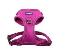 Doodlebone - Stomp Adjustable Dog Harness - Easy On Easy Off Reflective Dog Harness, Machine Washable Harness, Fully Adjustable at Neck and Chest for all breeds. (Thistle, 1-2)