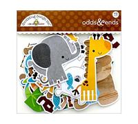Doodlebug 5600 At the Zoo Odds and Ends Die-Cut Cardstock Ephemera 73/PKG