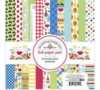 Doodlebug 6" x 6" Paper Pad Bar-b-Cute