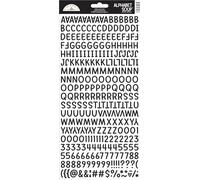 Doodlebug Alphabet Soup Puffy Stickers 6"X13"-Beetle Black - DASS-7403