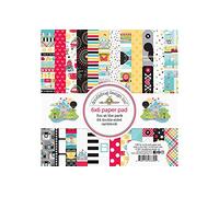 Doodlebug Double-Sided Paper Pad 6"X6" 24/Pkg-Fun at The Park, 12 Designs/2 Each