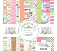 Doodlebug Double-Sided Paper Pad 6"X6" 24/Pkg-Pretty Kitty