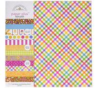 Doodlebug Paper Plus Value Pack 12-inch x 12-inch 1-Bright, Other, Multicoloured