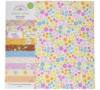 Doodlebug Paper Plus Value Pack x 12-inch 1-Spring, Other, Multicoloured, 1.27x30.73x33.65 cm