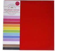 Doodlebug Paper Specialty Cardstock Value Pack 12-inch x 12-inch 12 kg-Flocked Crushed Velvet