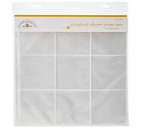 Doodlebug Plastic Page Protectors 12-inch x 12-inch -(9) 4-inch x 4-inch Pockets